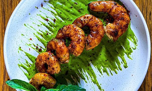 Fried prawns
