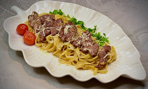 Creamy Steak Fettuccine