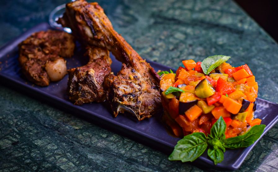 Lamb with Ratatouille