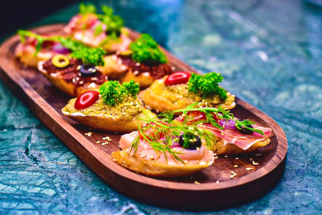 Small Mixed Bruschettas