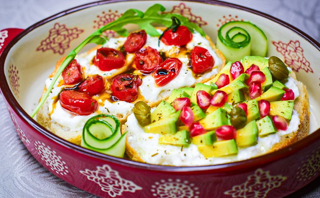 Stracciatella and Avocado