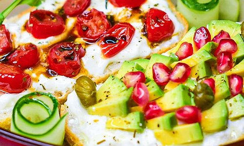 Stracciatella and Avocado