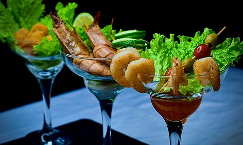 Prawn and Mozzarella cocktail