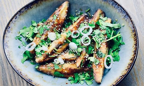 Asian Crispy Eggplant