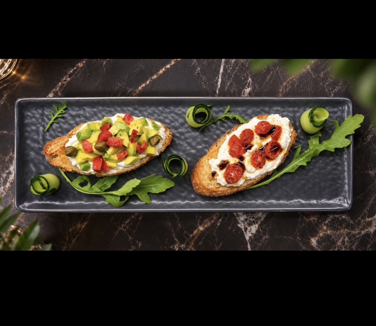 Stracciatella and Avocado